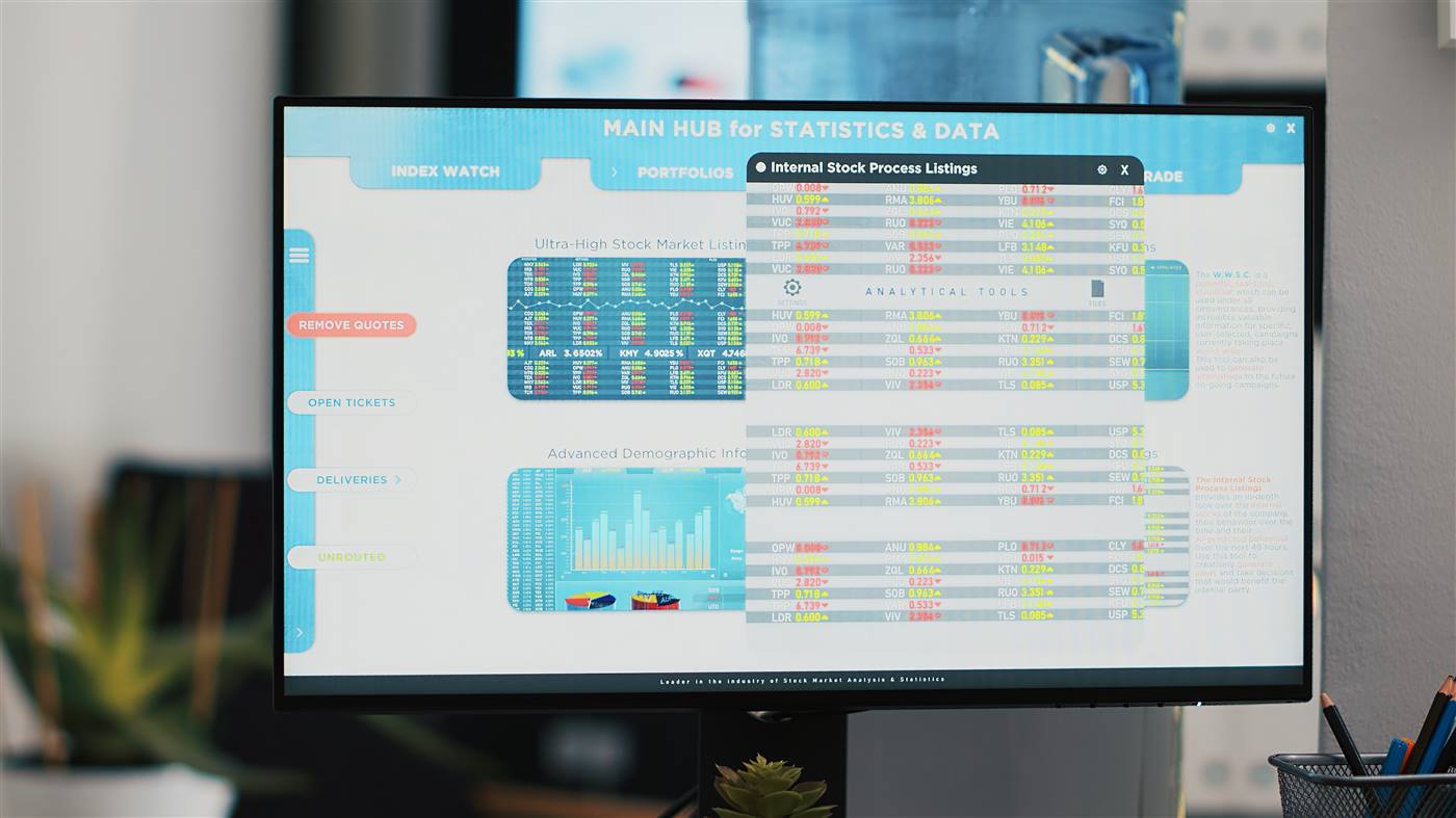 Product dashboard and reporting interface