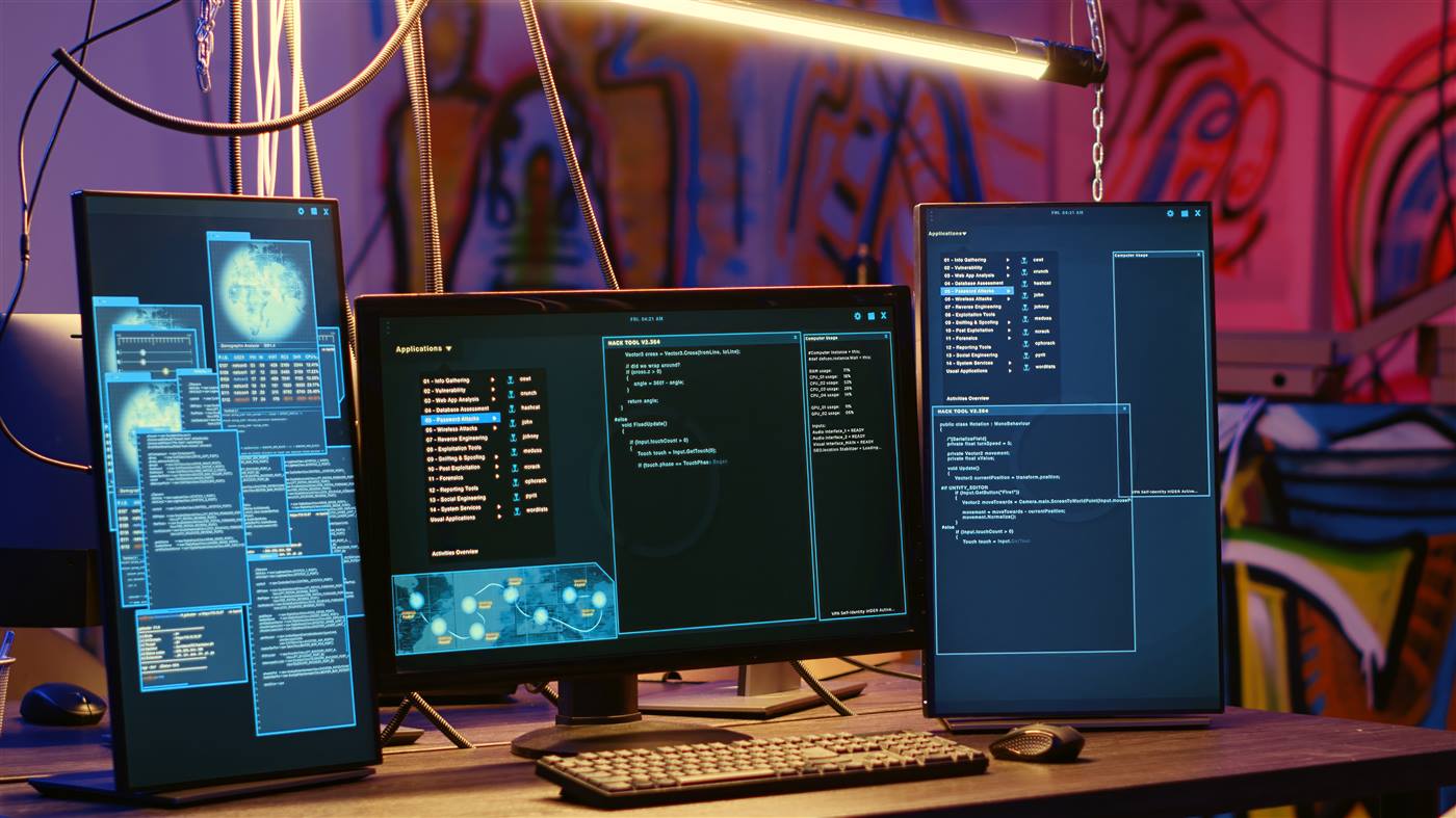 Secure workflow and business systems screen